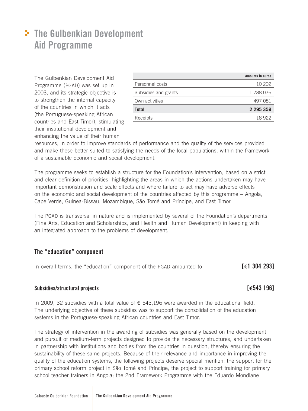 Development Aid Programme