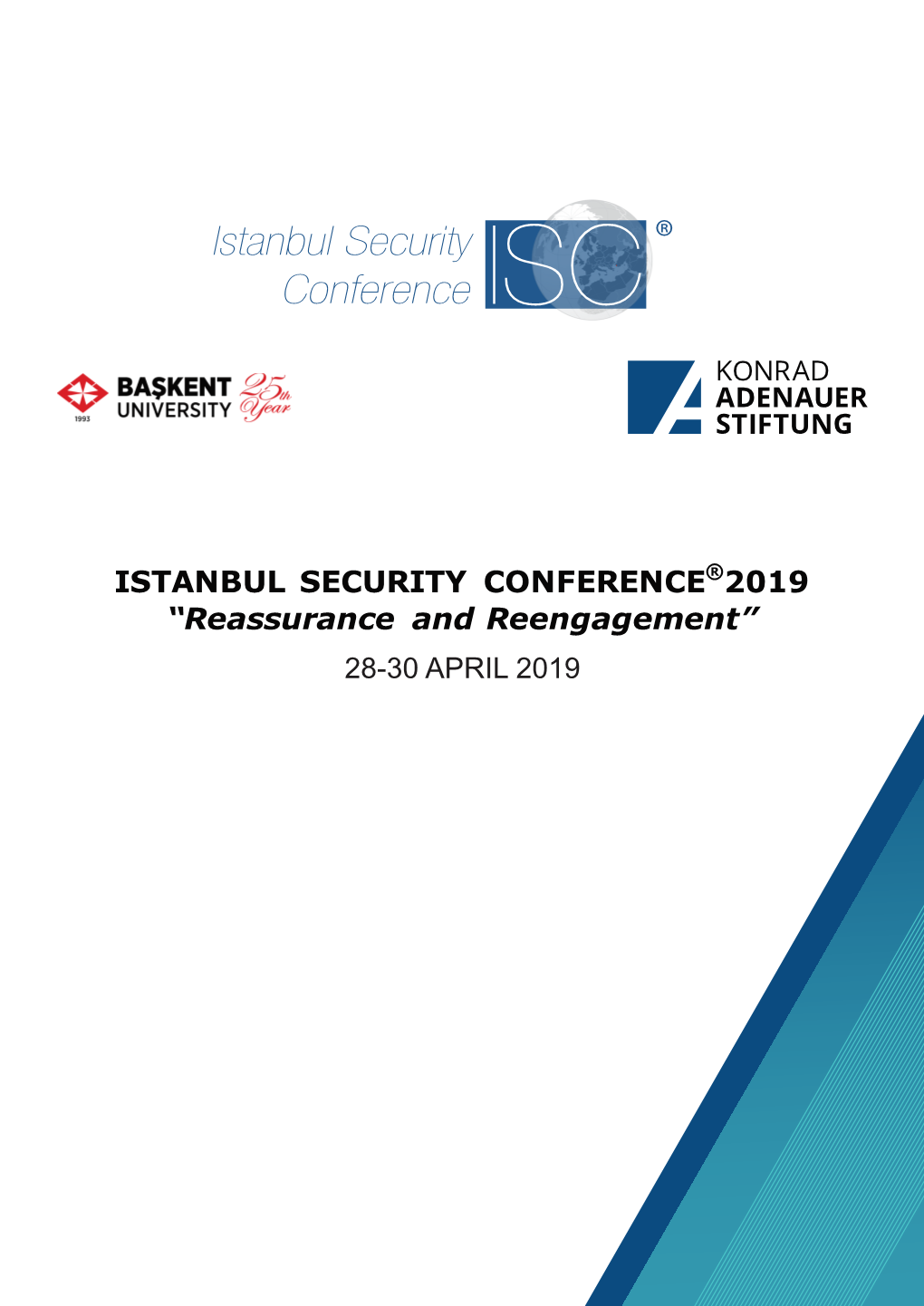 28-30 April 2019 Istanbul Security Conference®2019