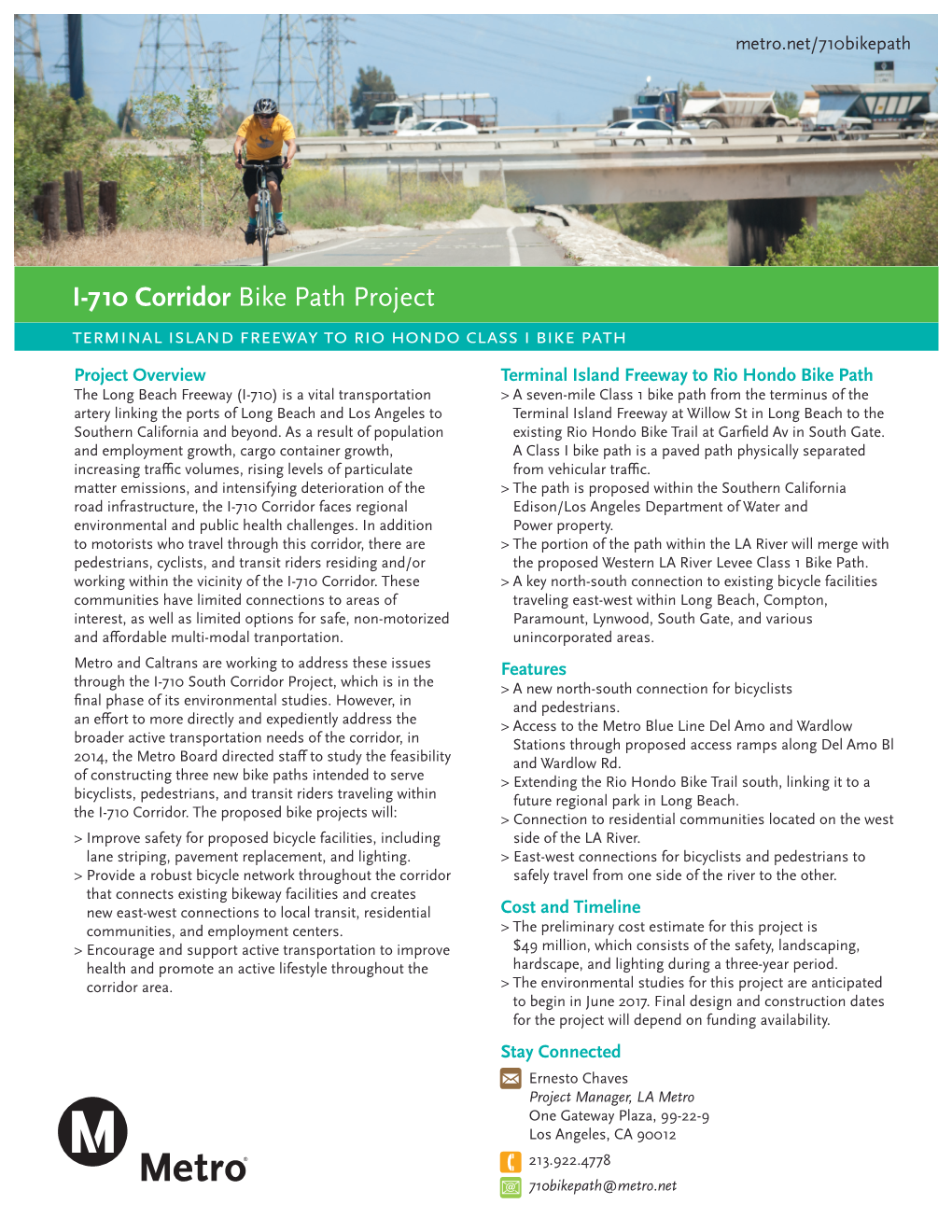 I-710 Corridor Bike Path Project