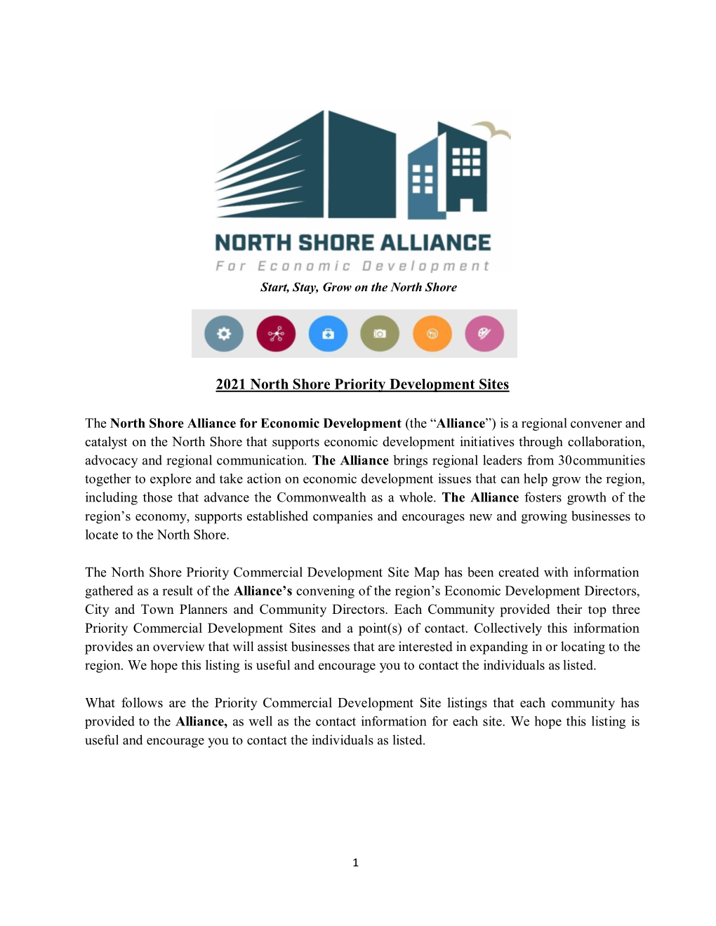 2021 North Shore Priority Development Sites