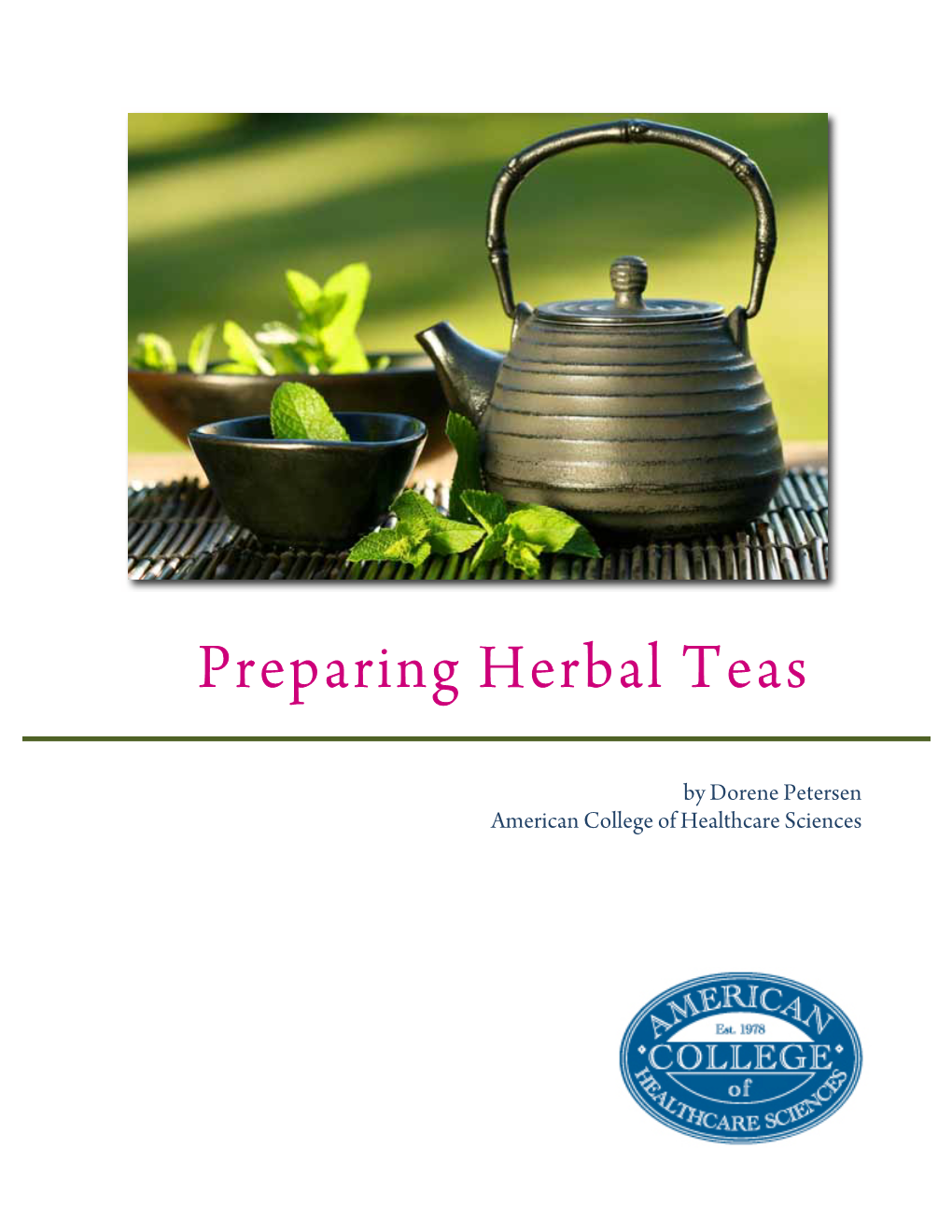 Preparing Herbal Teas  