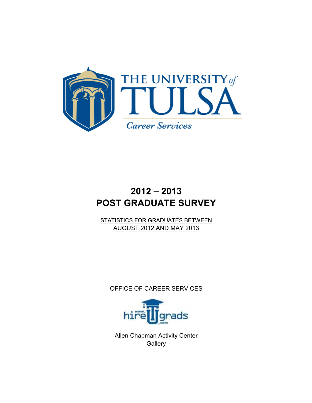 2012 – 2013 Post Graduate Survey