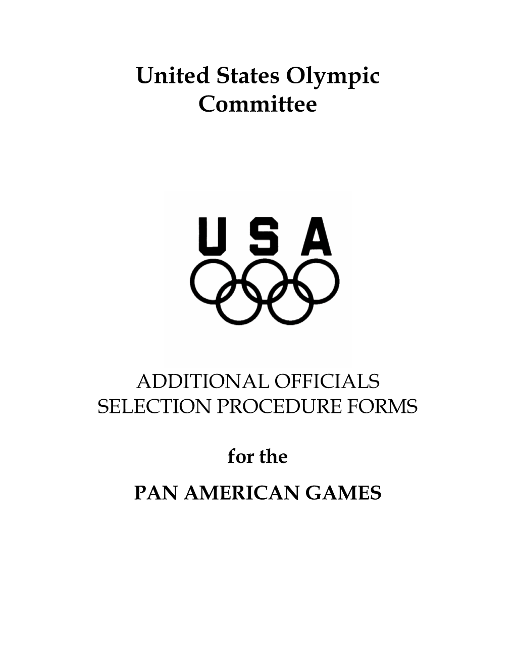 United States Olympic Committee