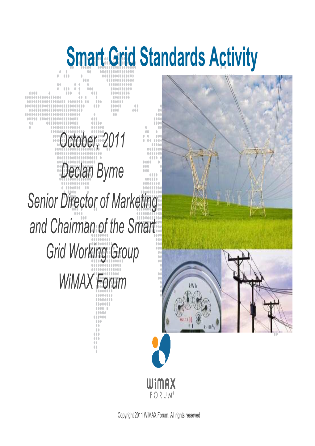 Smart Grid Standards Activity