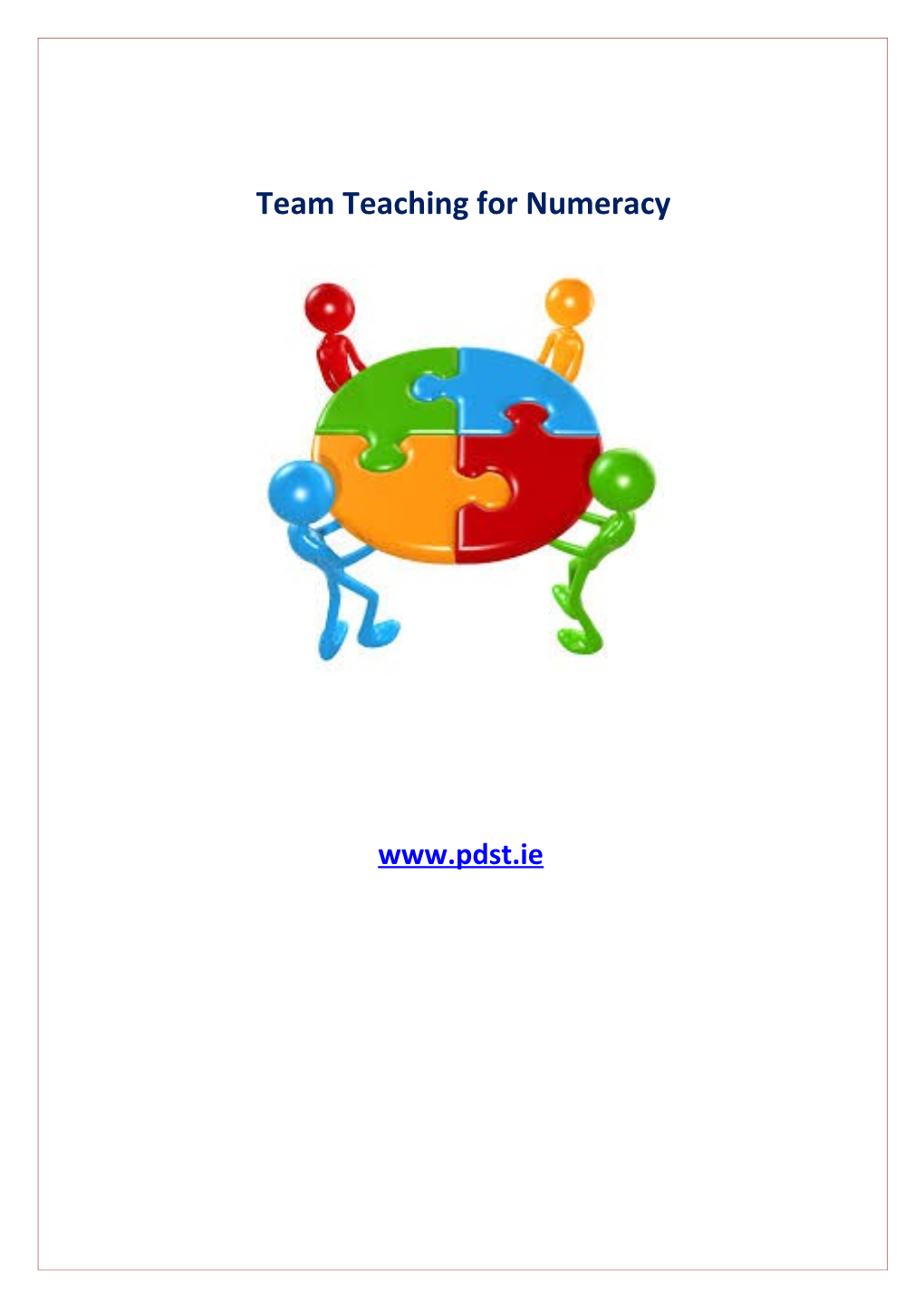 Team Teaching for Numeracy