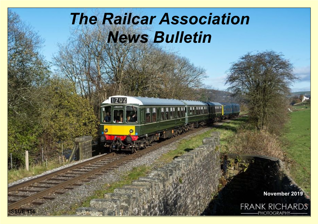 The Railcar Association News Bulletin