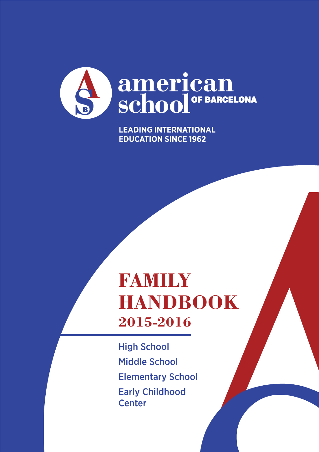 Family Handbook 2015-2016