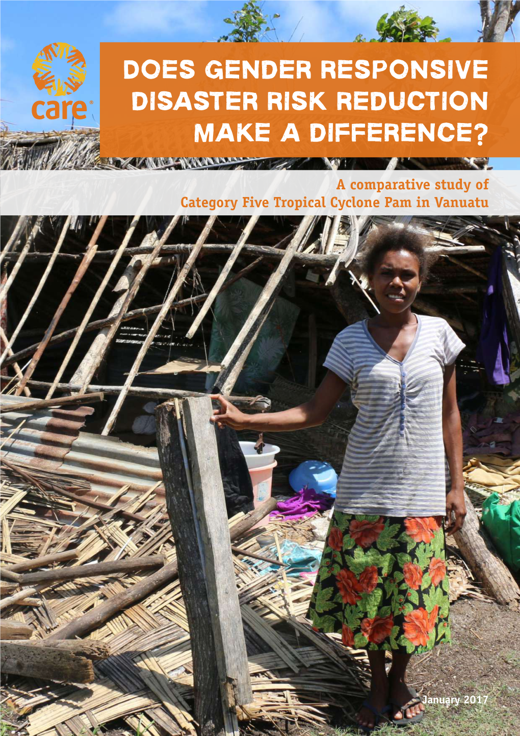 Does Gender Responsive Disaster Risk Reduction Make a Difference?