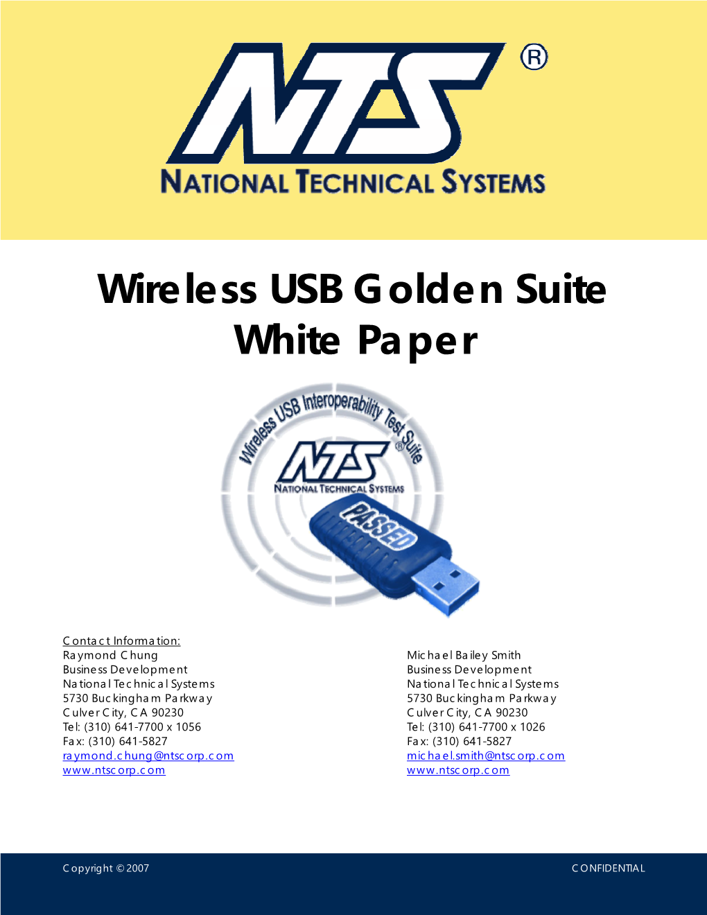 Wireless USB Golden Suite White Paper