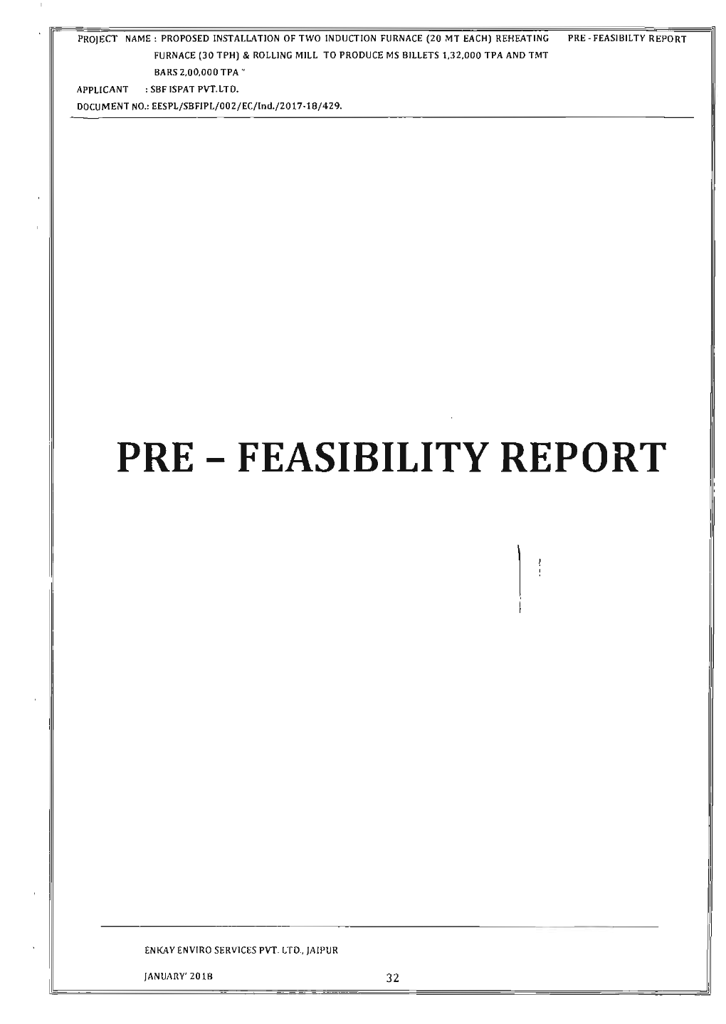 Feasibility Report I I