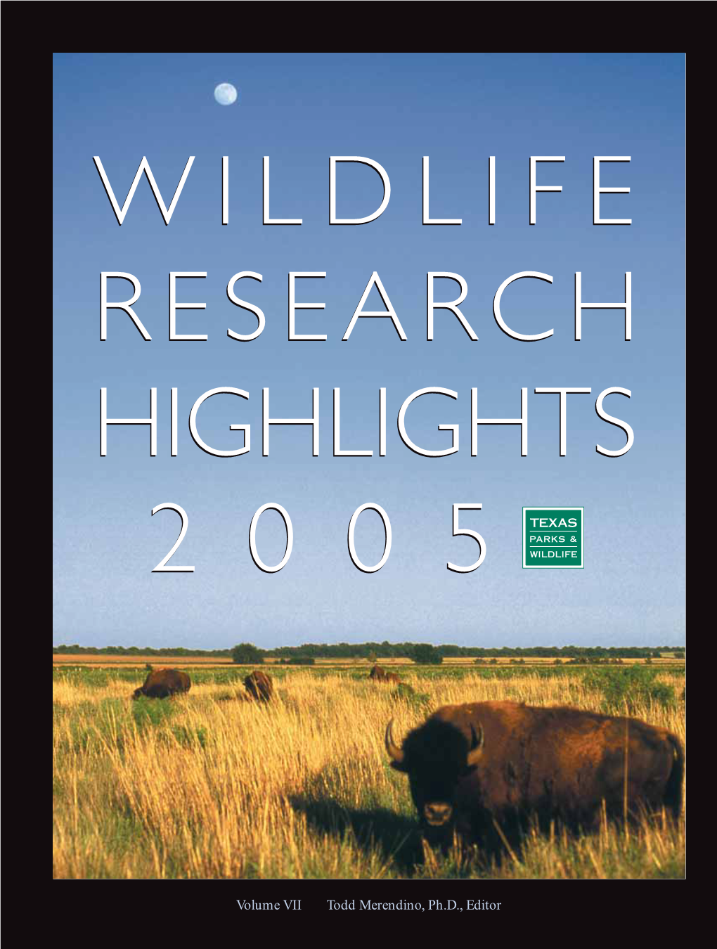 Wildlife Research Highlights 2005