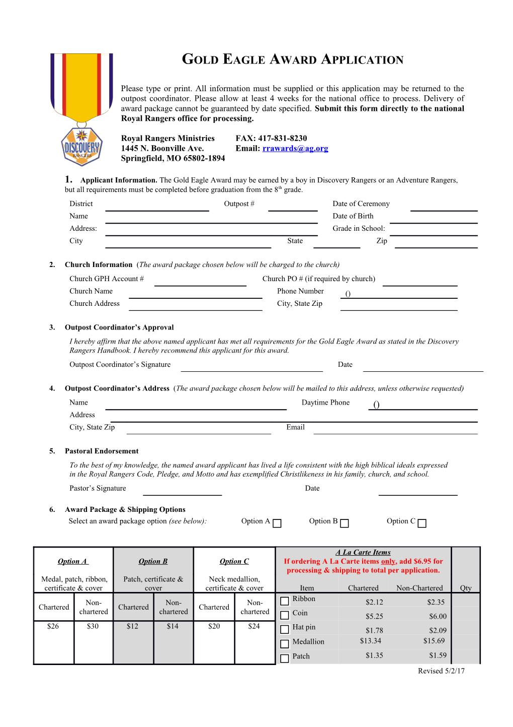 Silver MEDAL of ACHIEVEMENT APPLICATION