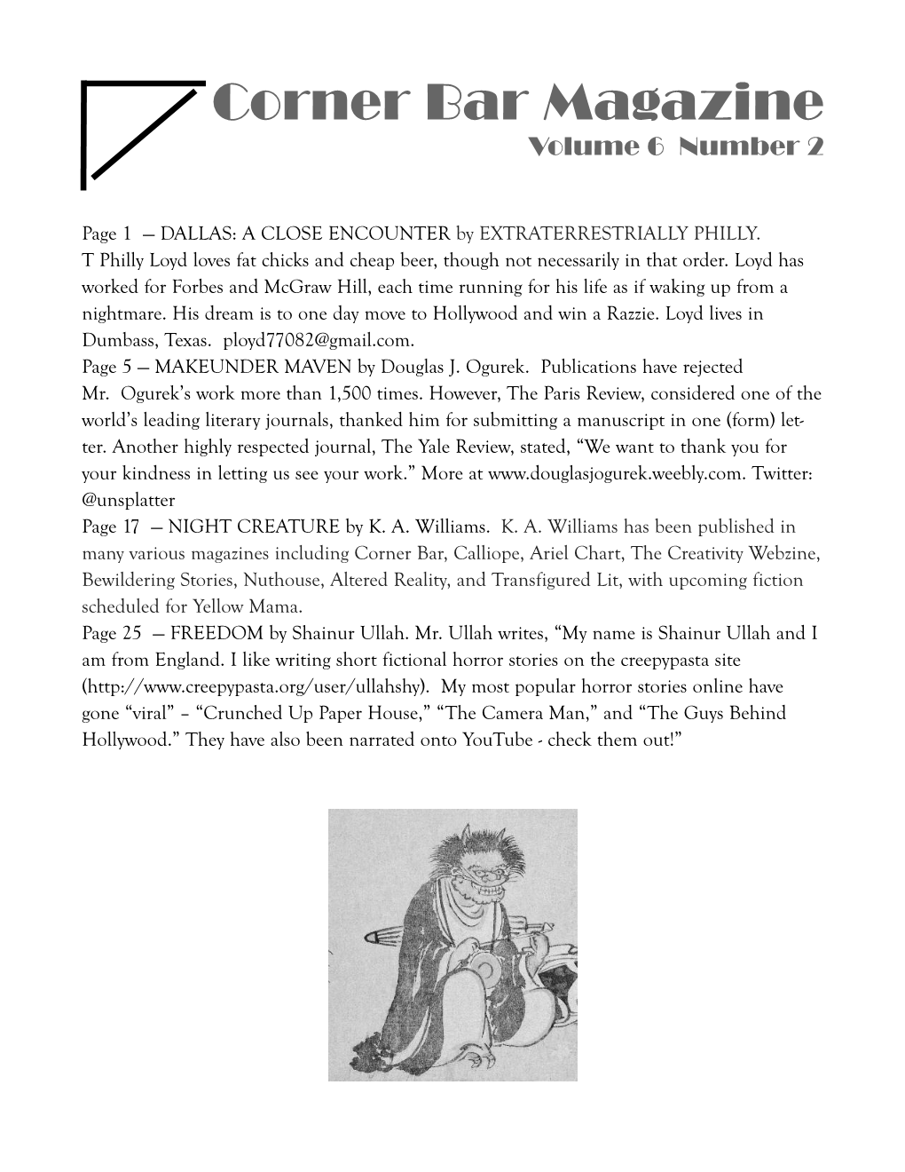 Yuleblot December 20 Volume 6 Issue 2