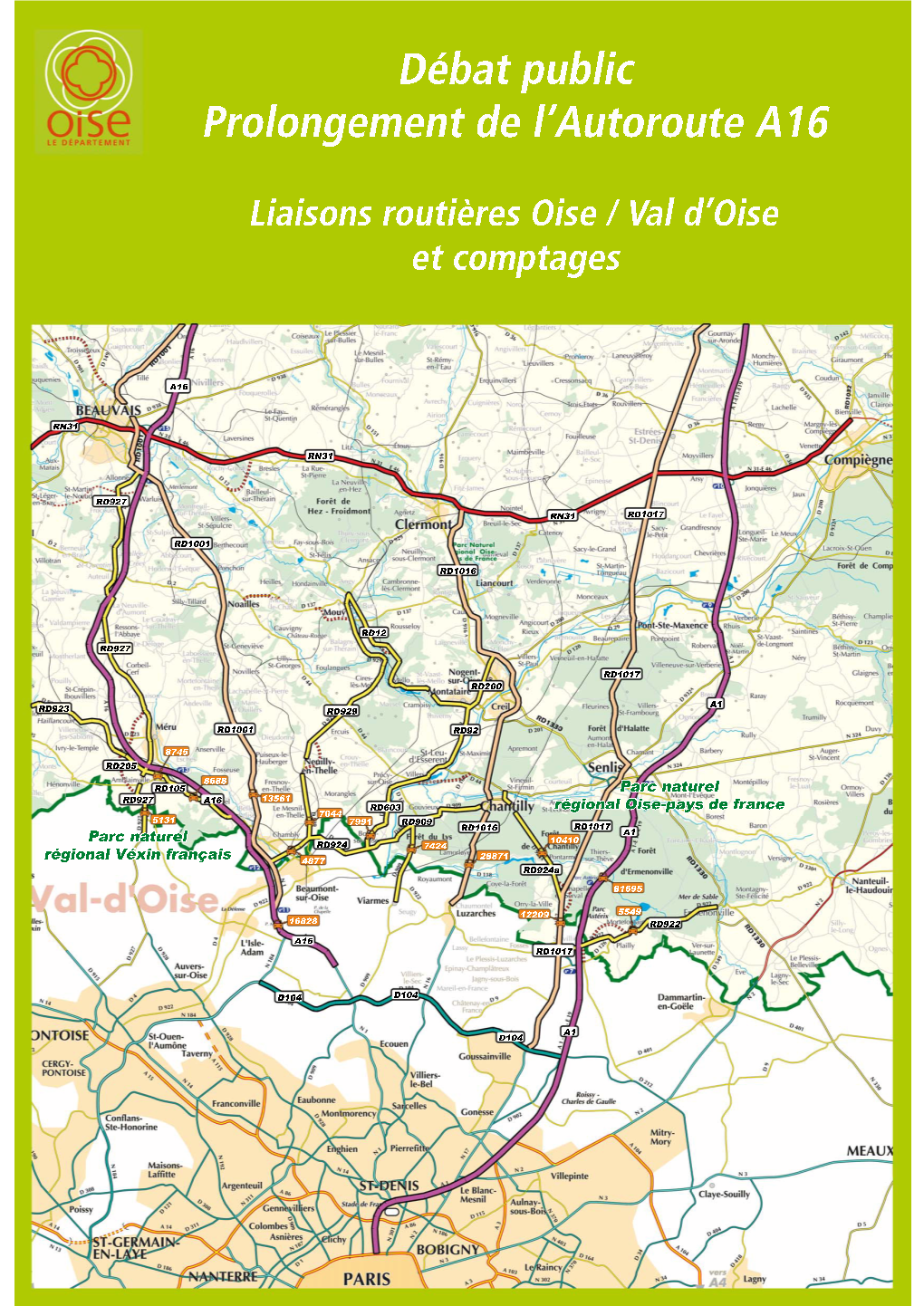 Réseau Routier Oise Val D'oise.Psd