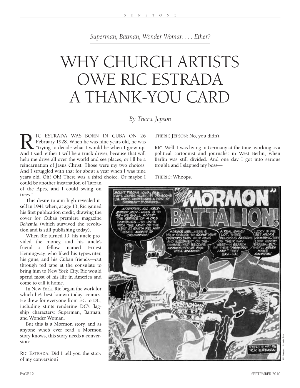 Why Church Artists Owe Ric Estrada a Thank-You Card