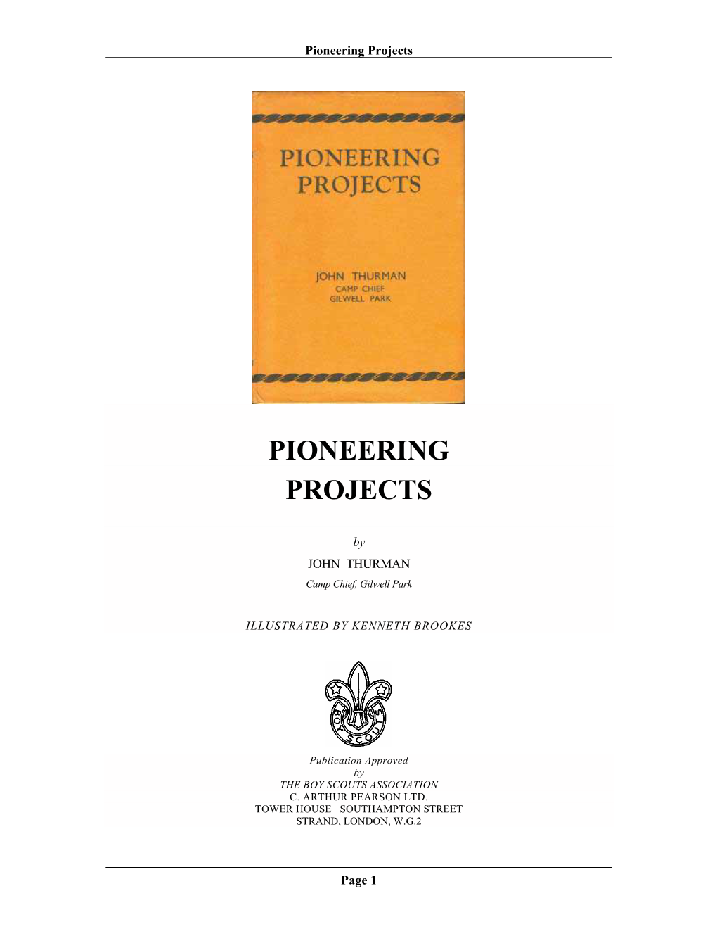 Pioneering Projects