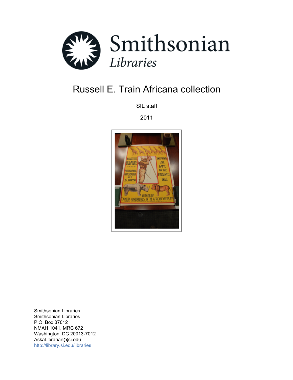 Russell E. Train Africana Collection