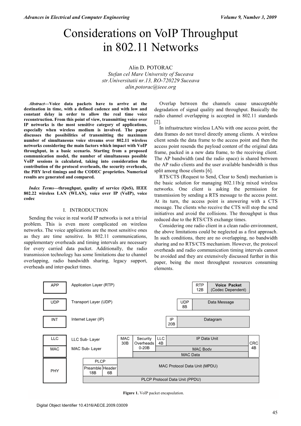 Considerations on Voip Throughput in 802.11 Networks