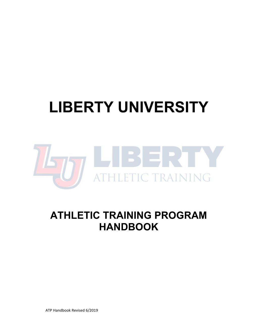 Athletic Training Program Handbook