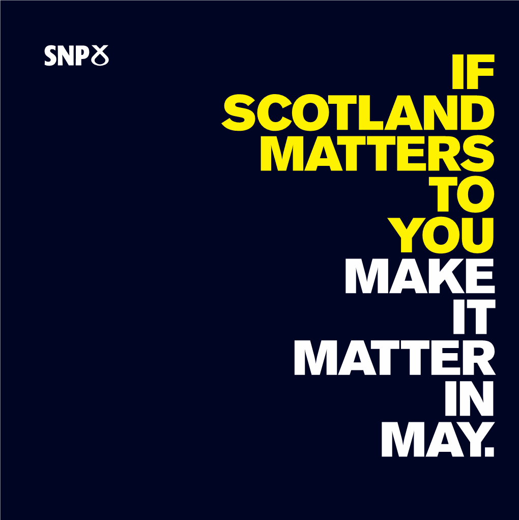 SNP Manifesto