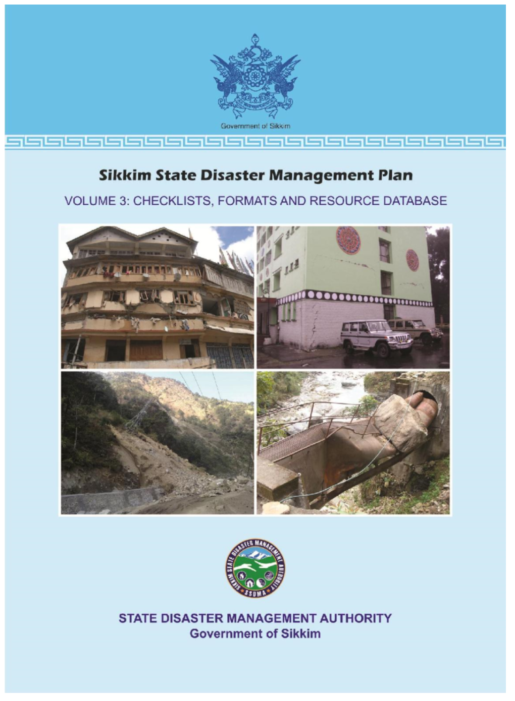Sikkim State Disaster Management Plan Volume 3