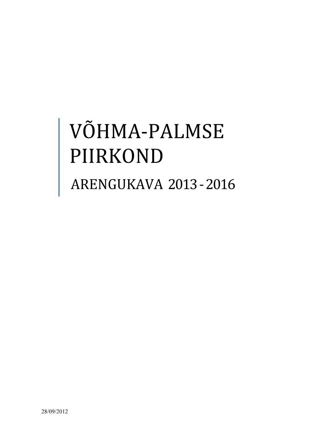 Võhma-Palmse Piirkond