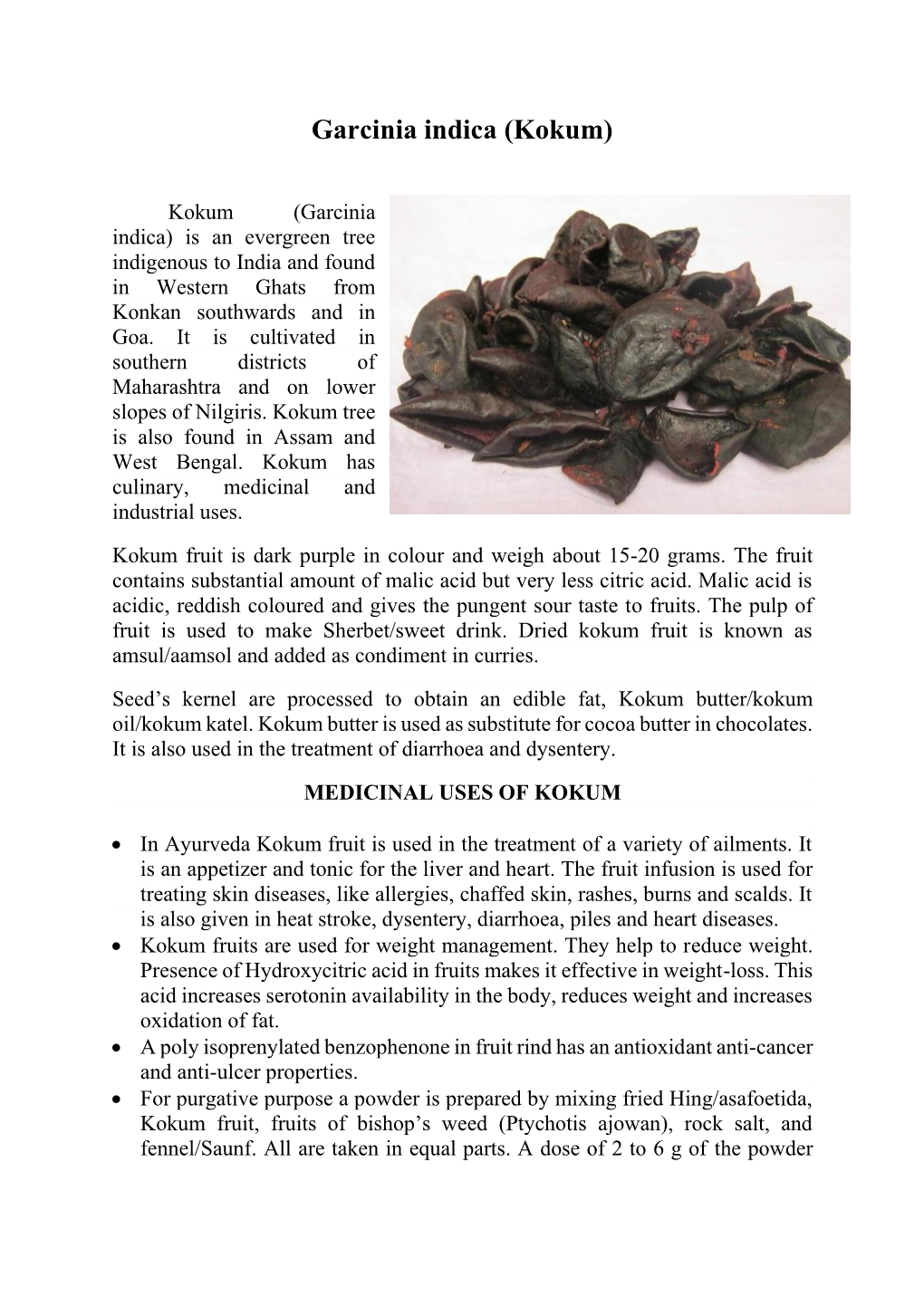 3. VALUE ADDITION of Garcinia Indica (KOKUM).Pdf