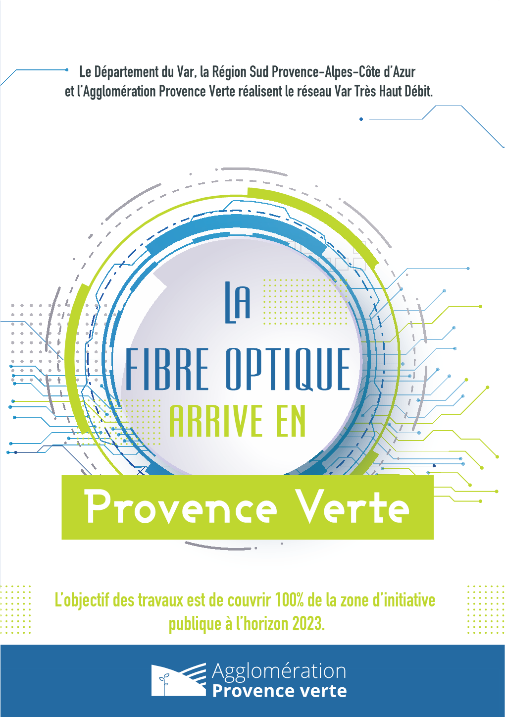 Provence Verte 2019-2023 04 94 86 22 41 - Culture@Brignoles.Frde Prises Et L’Agglomération Provence Verte Réalisent Le Réseau Var Très Haut Débit