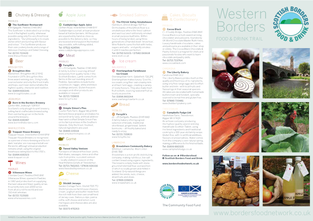 Western Borders Food and Drink Trail