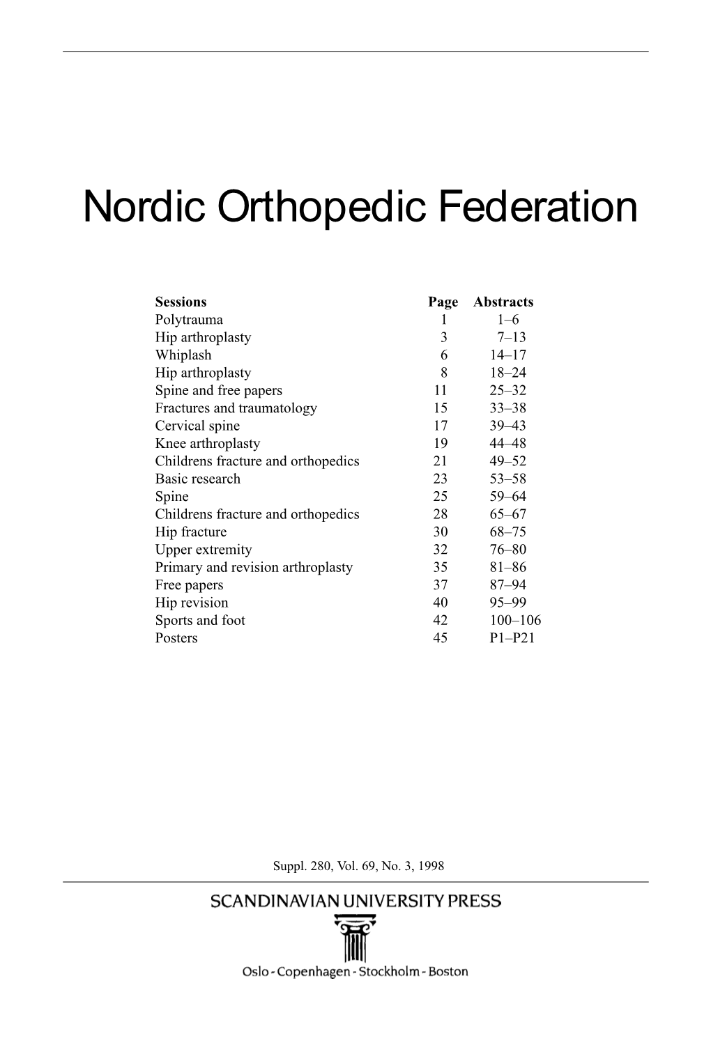 Nordic Orthopedic Federation