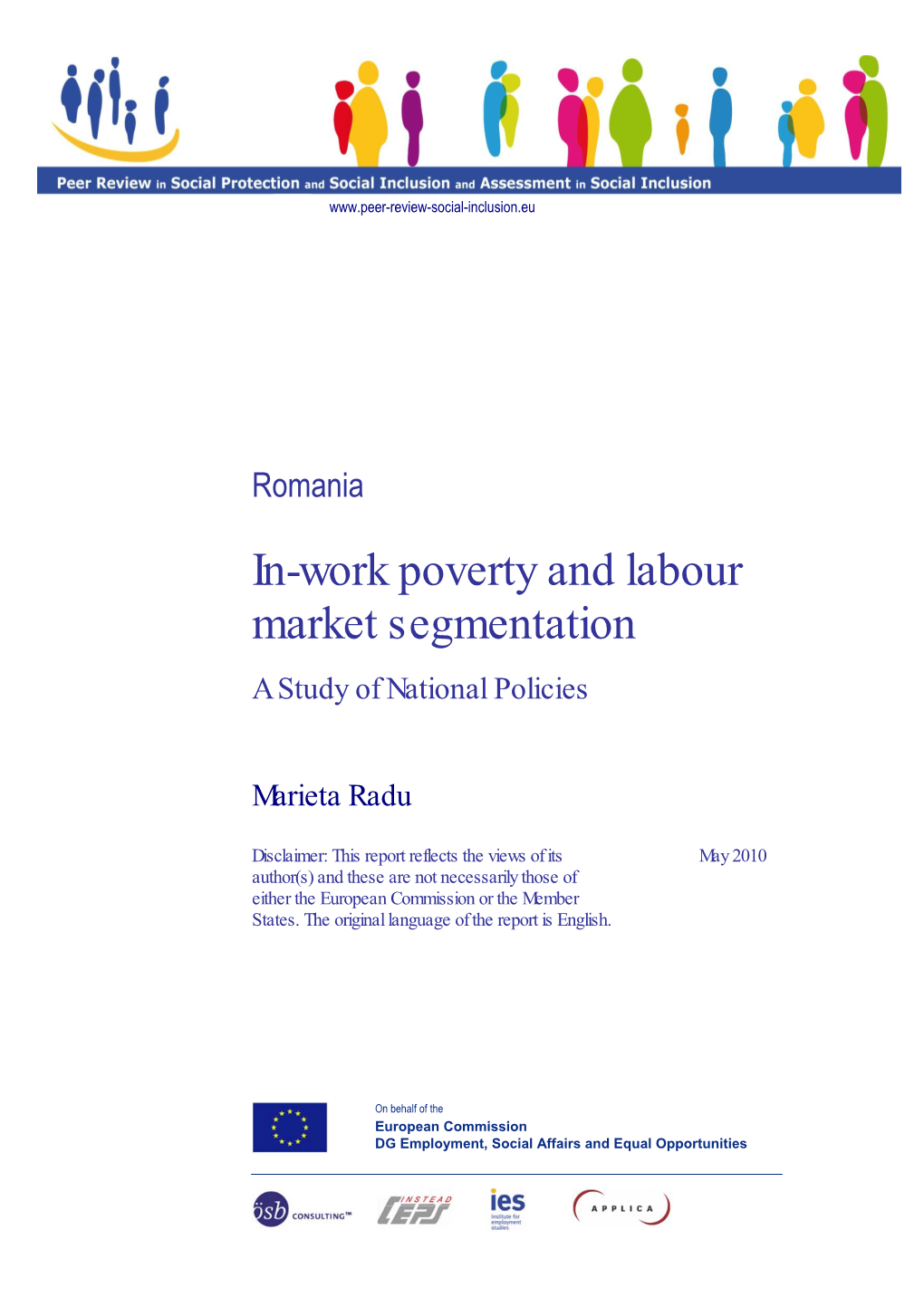 In-Work Poverty and Labour Market Segmentation