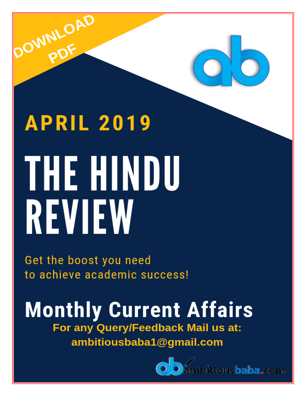 The Hindu Review April 2019 (English)