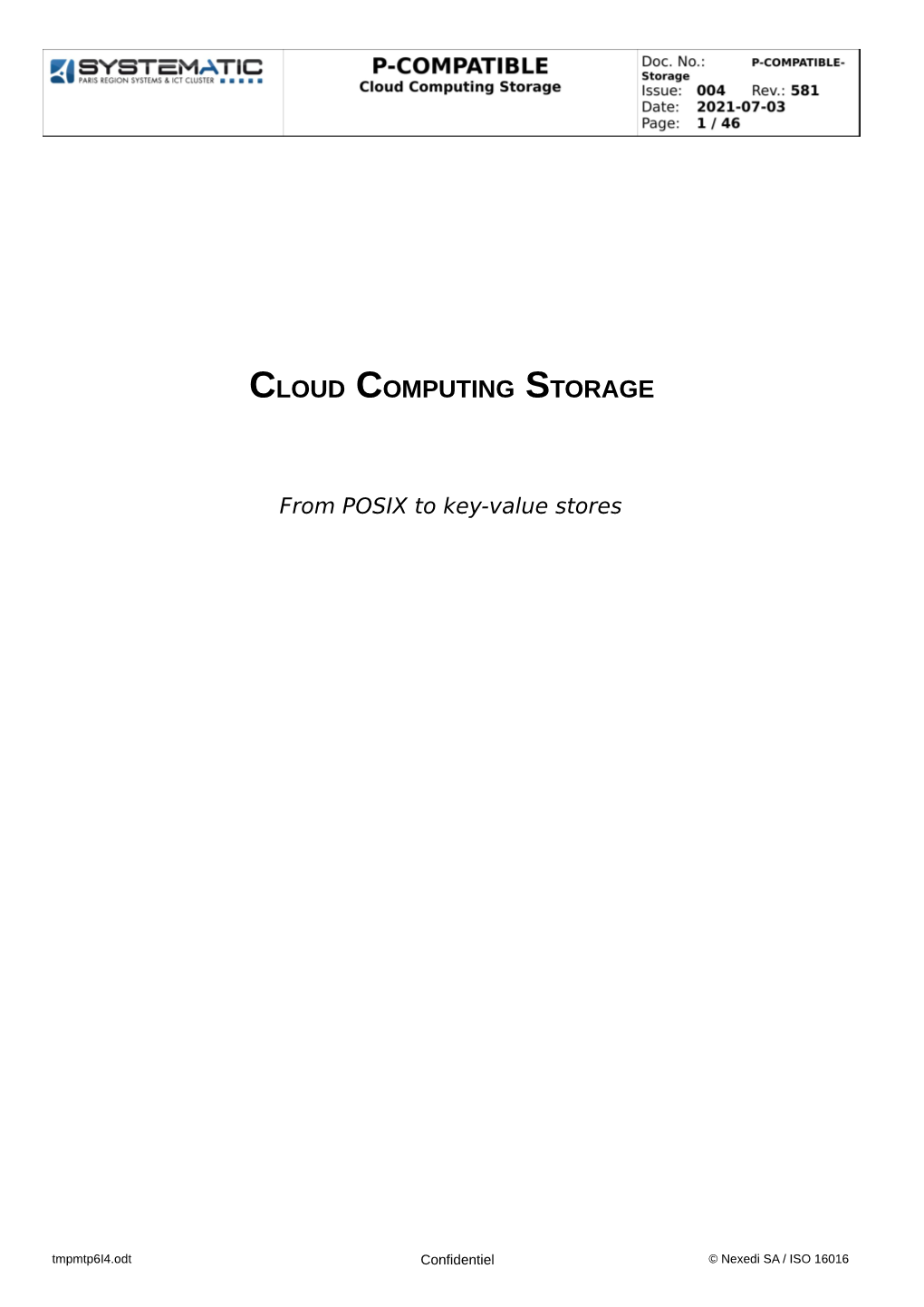 Cloud Computing Storage