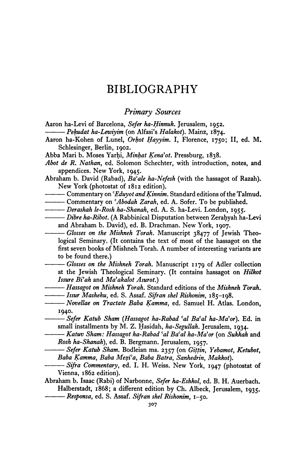 Bibliography