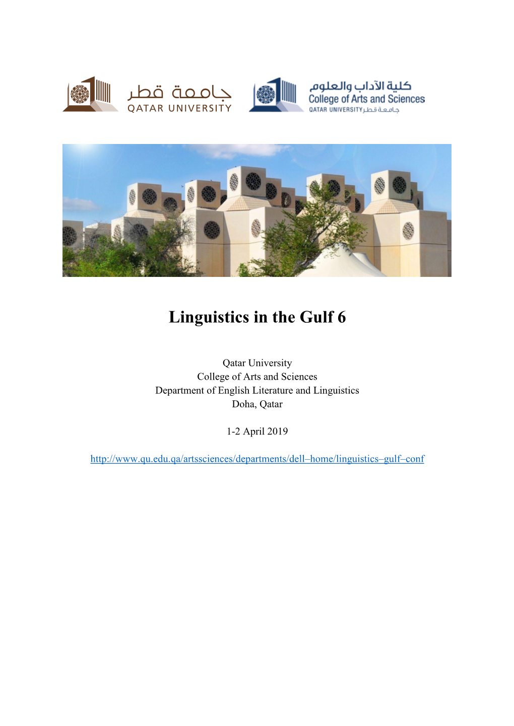 Linguistics in the Gulf 6