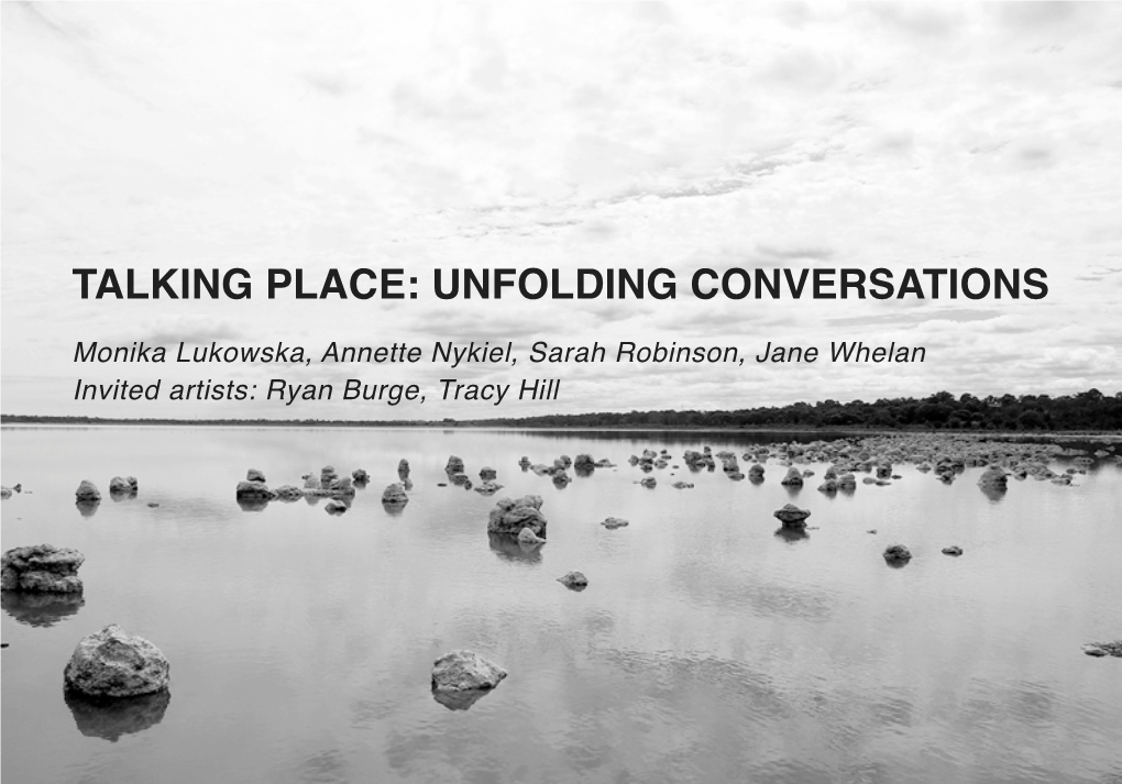 Talking Place: Unfolding Conversations