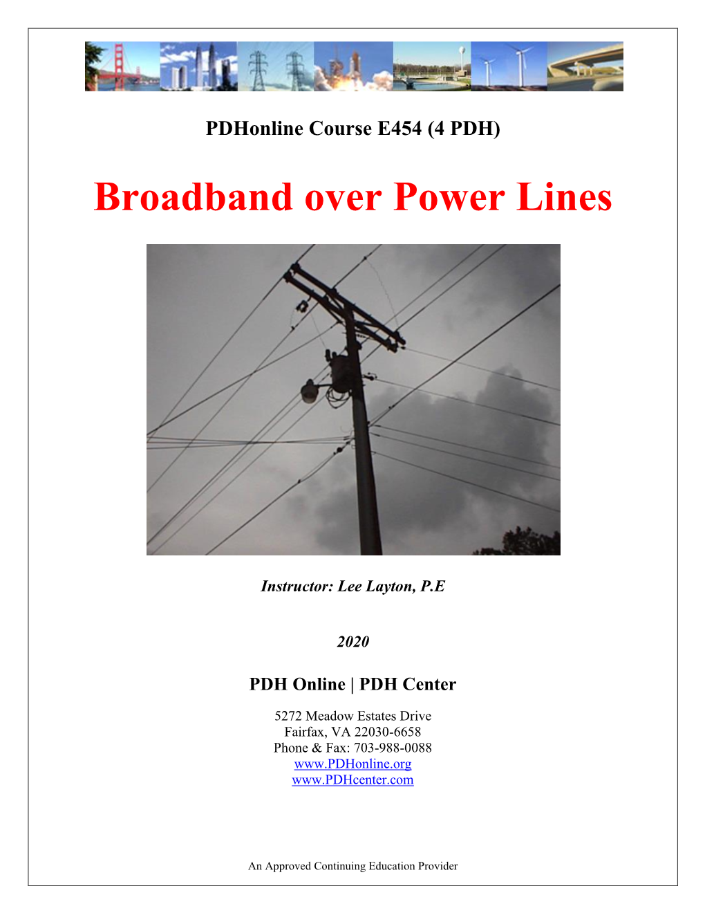 Broadband Over Power Lines
