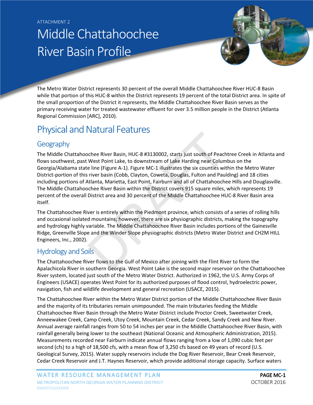 Middle Chattahoochee River Basin Profile