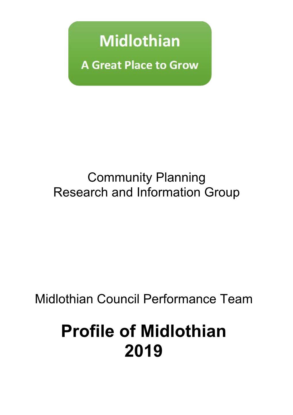 Profile of Midlothian 2019, PDF 4.27 MB Download