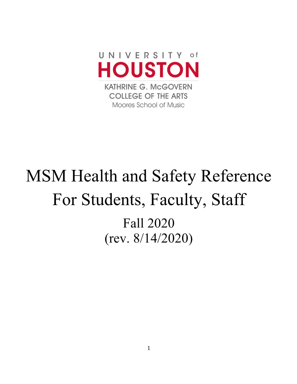 MSM Health and Safety Reference Manual