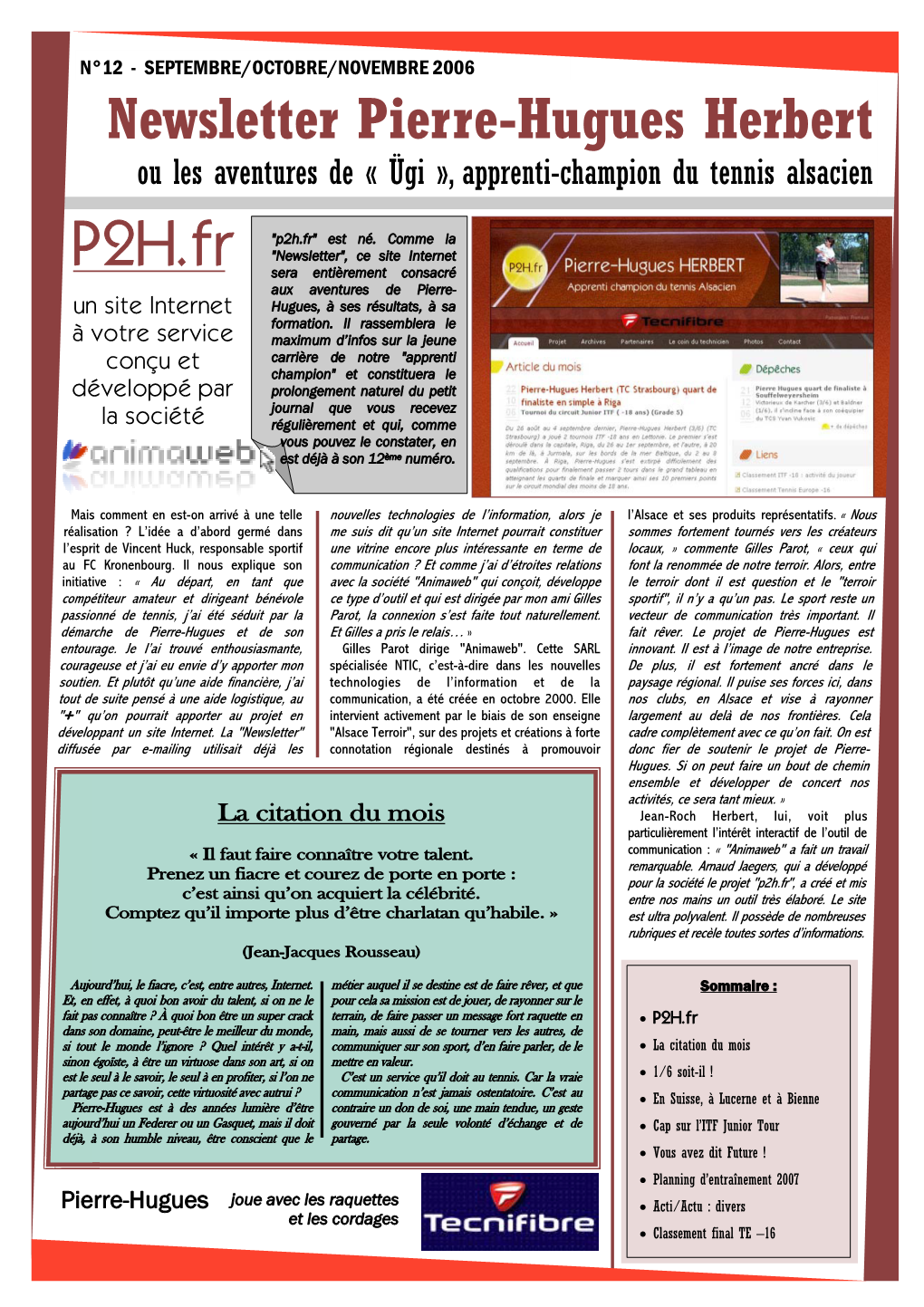 Newsletter PHH N°12 Demo.Pub