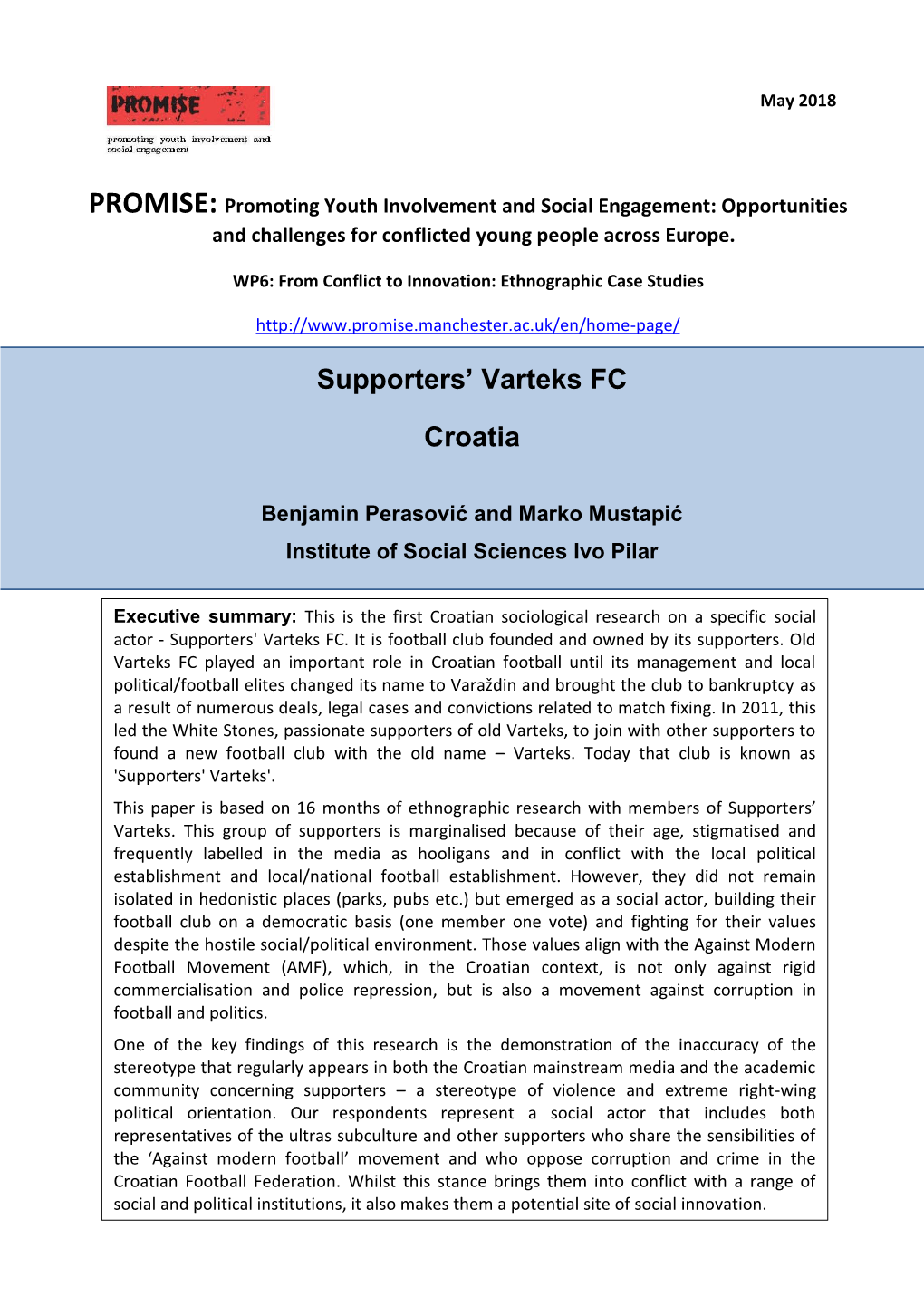 Supporters' Varteks FC