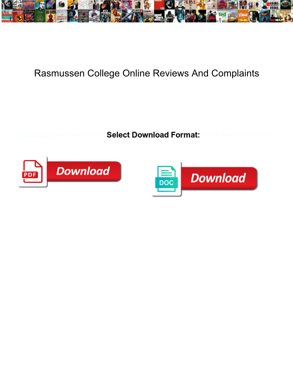 Rasmussen College Online Reviews and Complaints