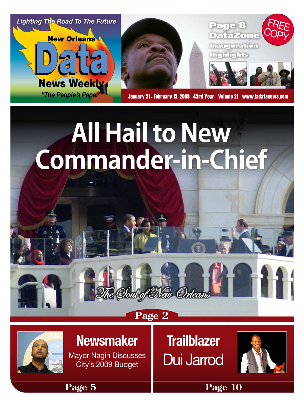 Hail to New Commander-In-Chief