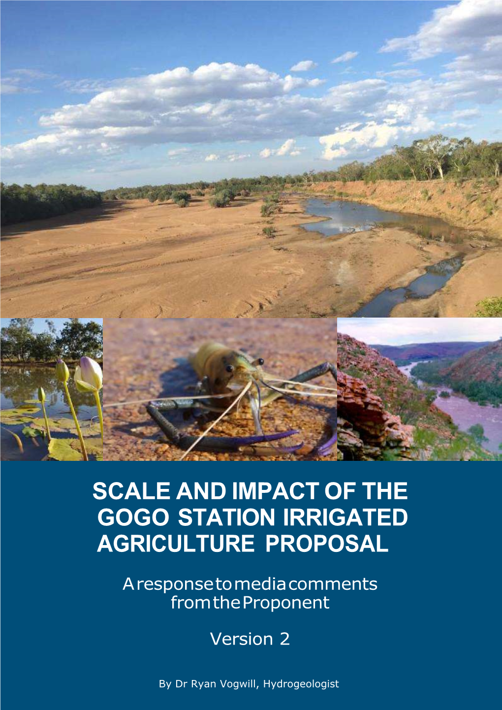 Scale and Impact of the Gogo Station Irrigated Agriculture Proposal