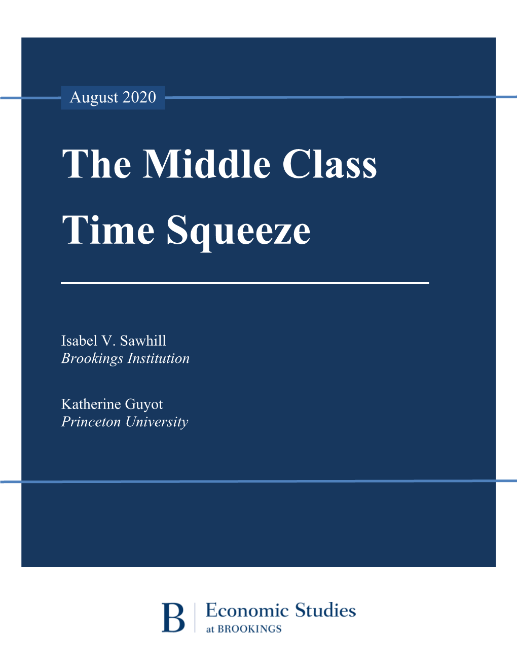 The Middle Class Time Squeeze