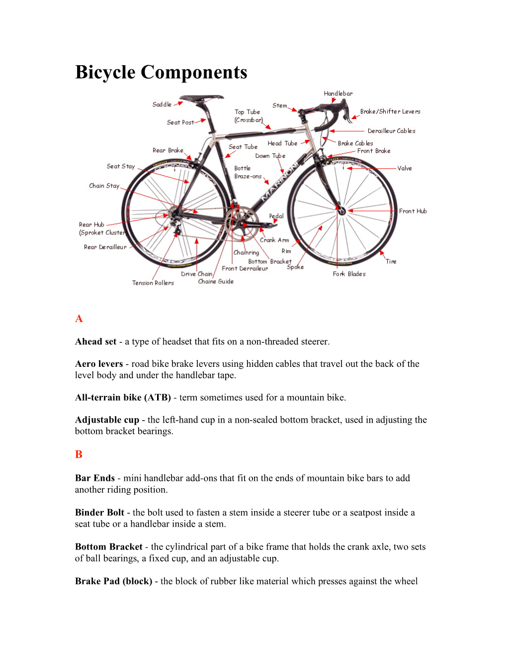 Bicycle Components