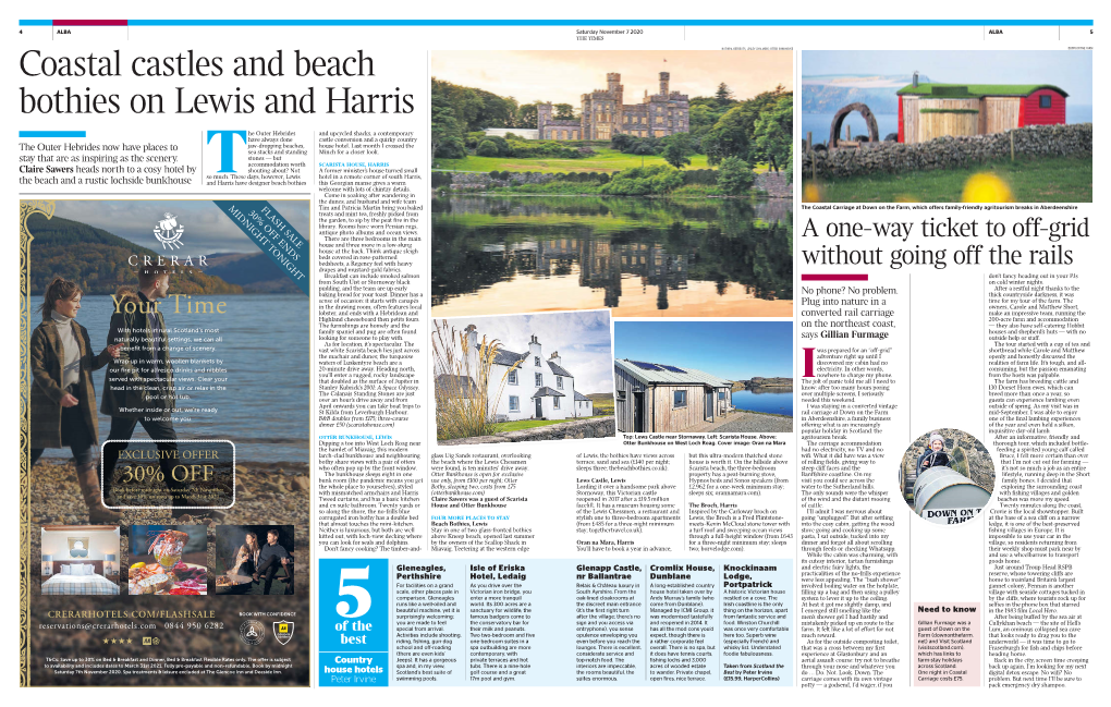 Coastal Castles and Beach Bothies on Lewis and Harris