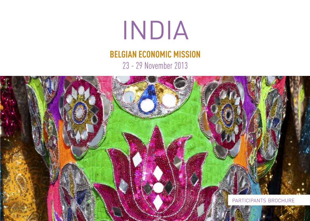 Belgian Economic Mission 23 - 29 November 2013