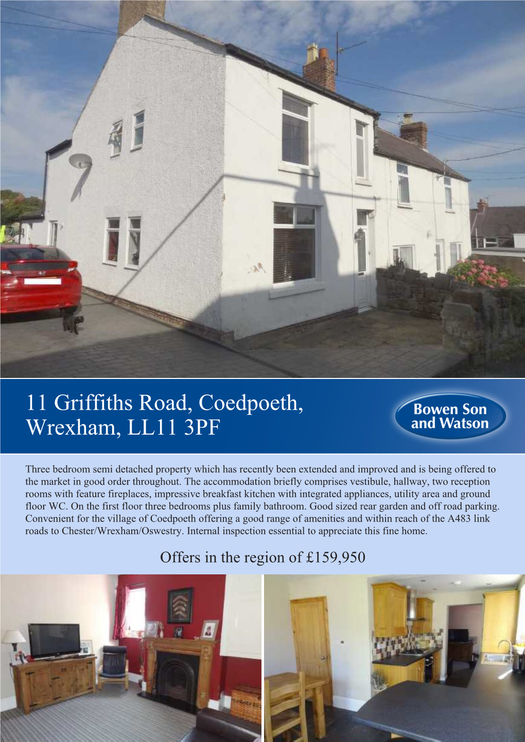 11 Griffiths Road, Coedpoeth, Wrexham, LL11 3PF